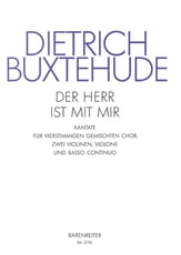 Der Herr ist mit mir, BuxWV 15 SATB Full Score cover